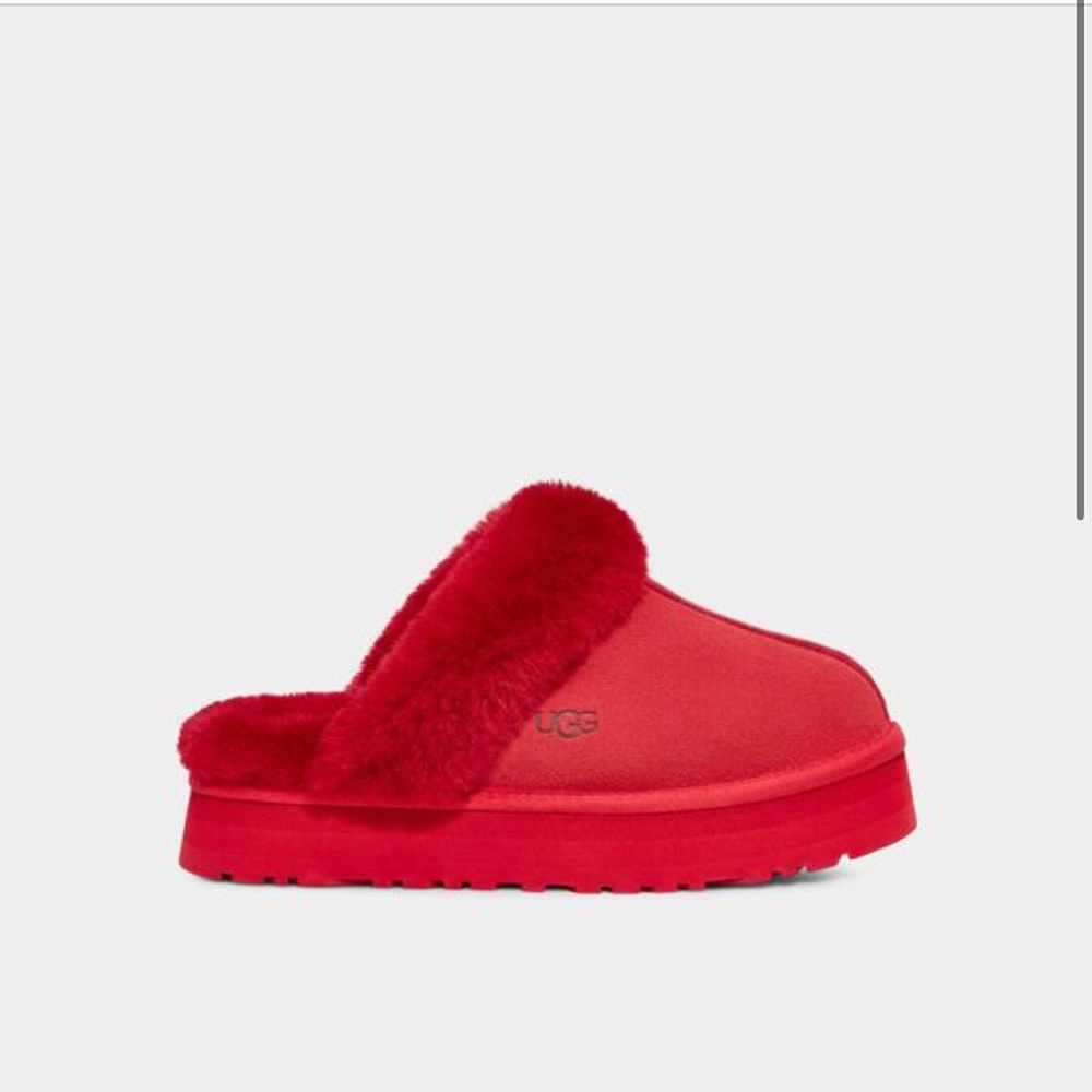Women's UGG Disquette Slippers Samba Red